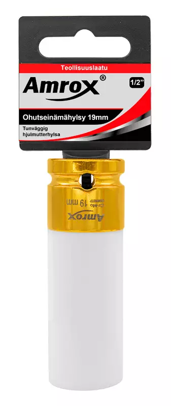 Ohutseinämähylsy 1/2" 19 mm - Hylsyt ja voimahylsyt - LX15275 - 1