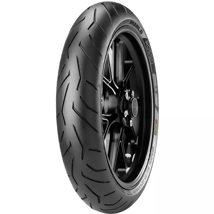 Pirelli Diablo Rosso II 120/70 ZR 17 M/C (58W) TL Fr (D - Ducati All models) - Supersport moottoripyörän renkaat - D152945 - 1
