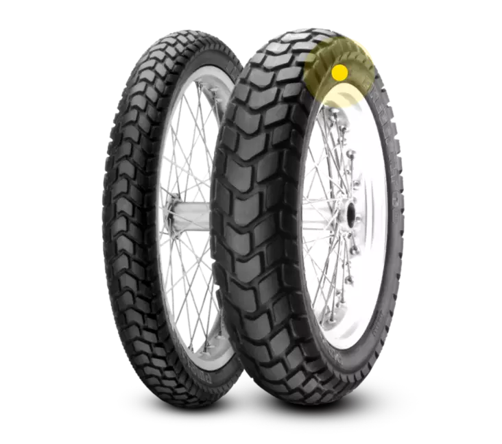 Pirelli MT 60 100/90-19 M/C 57H TL F - Adventure-Enduro moottoripyörän renkaat - D5845 - 1
