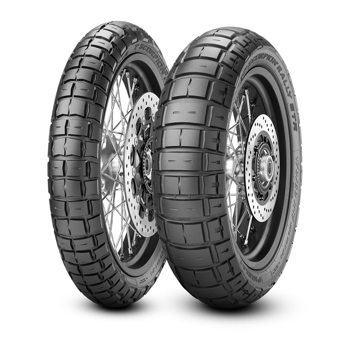 Pirelli Scorpion Rally STR 120/70 R 18 M/C 59V M+S TL Fr. - Adventure-Enduro moottoripyörän renkaat - D250955 - 1