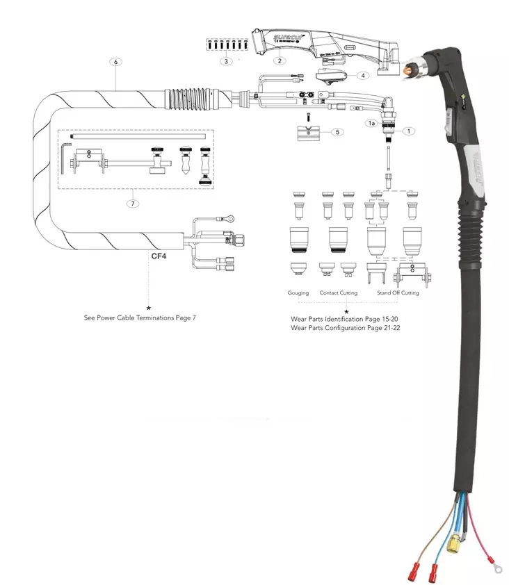 Plasma konepoltin 120a-6m - Plasmaleikkurit - LX16955 - 1