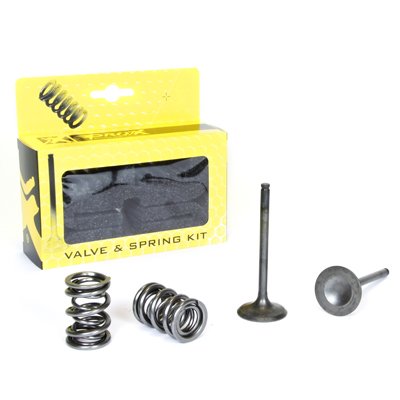 ProX Steel Exhaust Valve/Spring Kit KX450F '06-08 + KFX450R - Moottoripyörän sylinterikannet - D137955 - 1