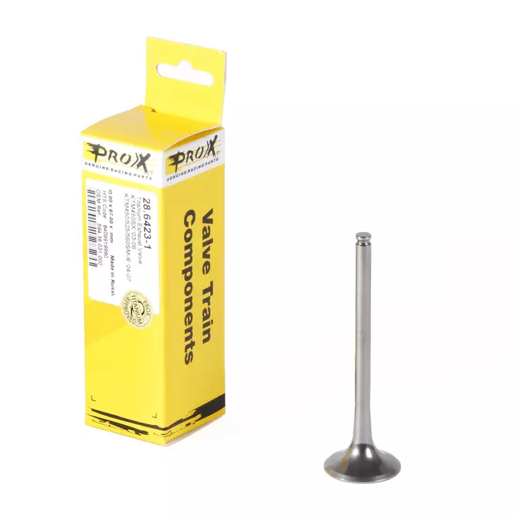 ProX Titanium Exhaust Valve KTM450SX'03-06+450/525/560SM-R ' - Moottoripyörän sylinterikannet - D136615 - 1