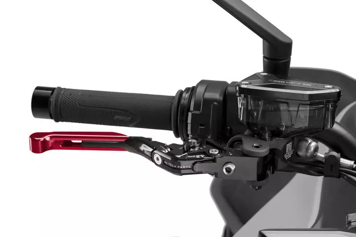 Puig Brake Lever 4.0. Black Exten/Red Selector/Black - Moottoripyörän vivut ja vivunrungot - D529435 - 1