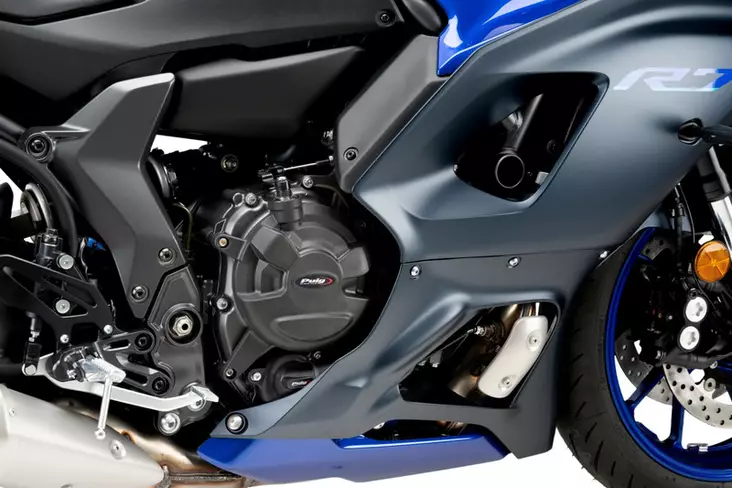 Puig Engine Cover Track Homologated Yamaha Yzf-R7 - Moottoripyörän moottorin kopat - D510845 - 1