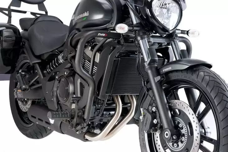 Puig Engine Guards Kawasaki Vulcan S/Cafe 15-18' C/Blac - Moottoripyörän kaatumaraudat - D275685 - 1