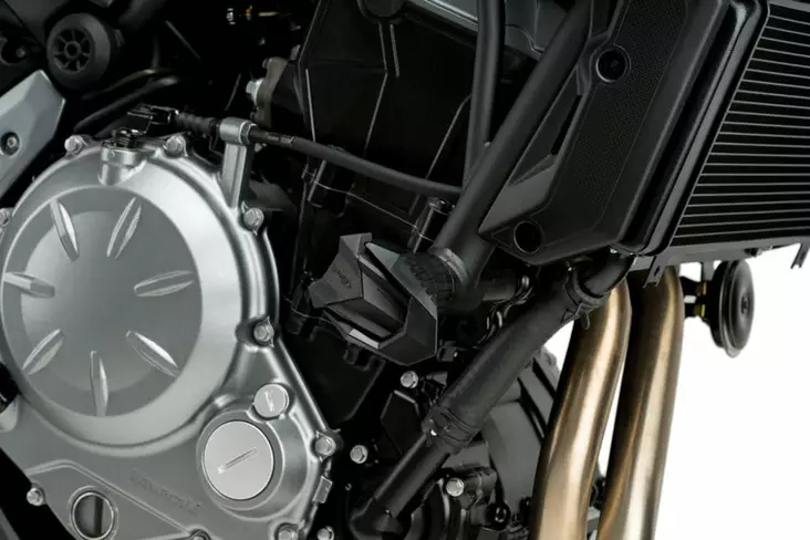 Puig Frame Sliders R19 Kawasaki E-1 24' C/Black - Moottoripyörän kaatumatapit - D503455 - 1