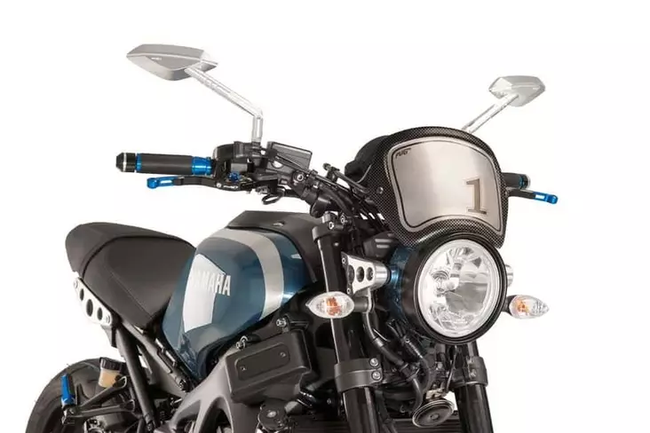 Puig Front Plate Yamaha Xsr900 16'-18'C/Carbon - Moottoripyörän katteet ja tuulenohjaimet - D302055 - 1