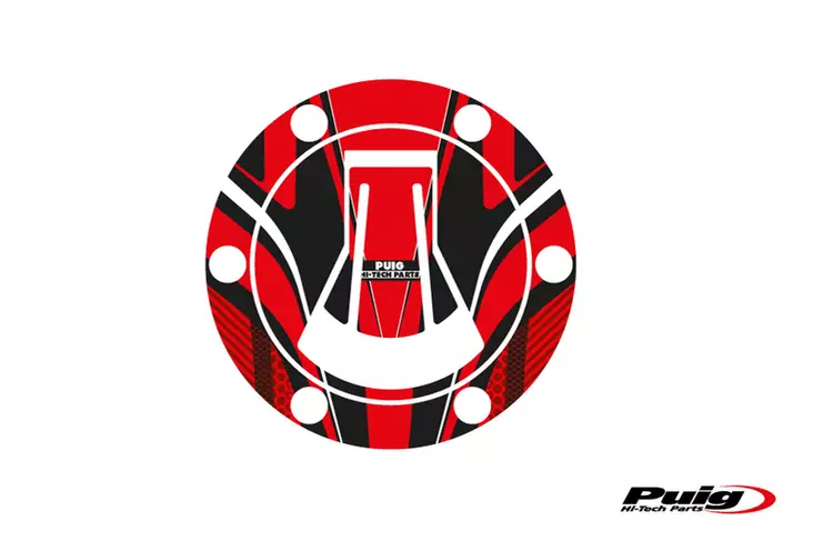 Puig Fuel Cap Cover Mod.Radikal Aprilia Rs660 21' C/Red - Mallikohatiset tarrasarjat - D411475 - 1