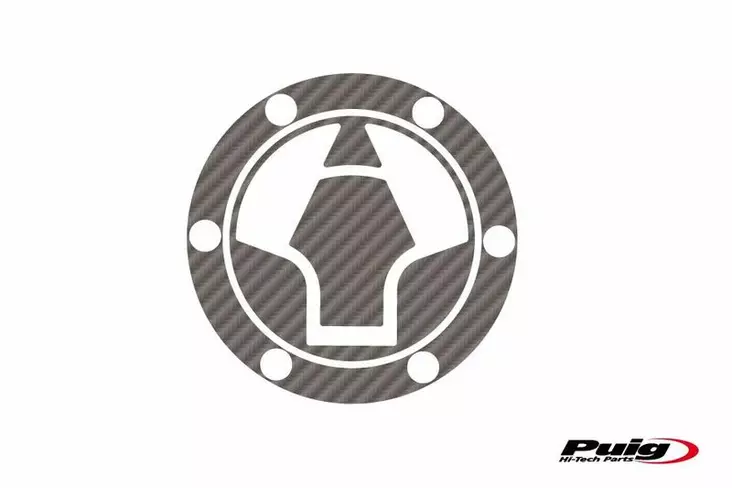 Puig Fuel Cap Cover Mod. Xtreme Kawasaki C/Carbon - Mallikohatiset tarrasarjat - D301445 - 1