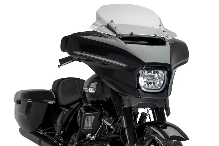 Puig High-Road Touring Screen Harley Davidson Road Glid - Moottoripyörän katteet ja tuulenohjaimet - D523735 - 1