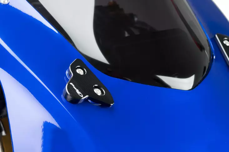 Puig Mirror Block Off Plate Set Kawasaki Models C/Blac - Moottoripyörän peilin kiinnikkeet - D390335 - 1