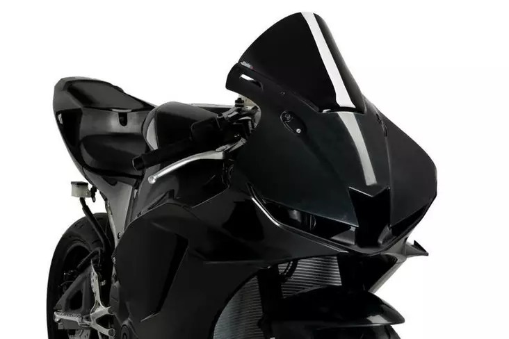 Puig R-Racer Screen Honda CBR600RR 23'- C/Black - Moottoripyörän katteet ja tuulenohjaimet - D503375 - 1