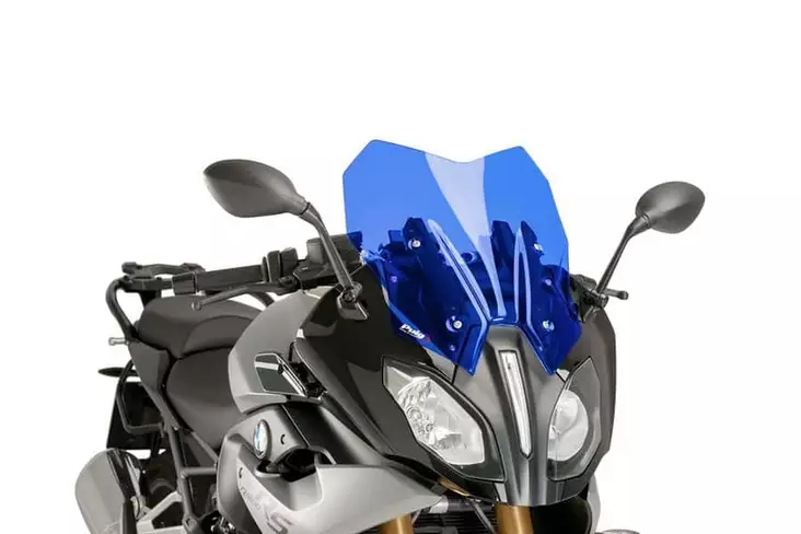 Puig Racing Screen Bmw R1200 Rs 15'-18' C/Blue - Moottoripyörän katteet ja tuulenohjaimet - D300985 - 1