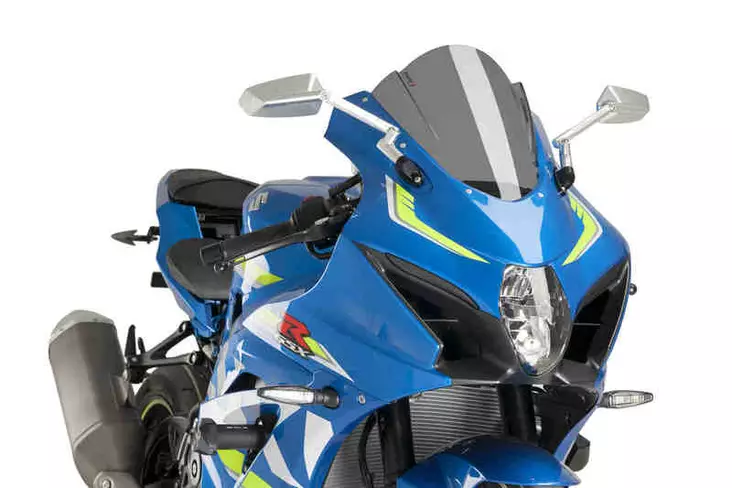 Puig Racing Screen Suzuki Gsx-R1000 17-22'C/Dark Smoke - Moottoripyörän katteet ja tuulenohjaimet - D301935 - 1