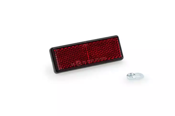 Puig Reflector Homologated 7,5X2,5Cm. C/Red - Moottoripyörän muut valot - D298915 - 1