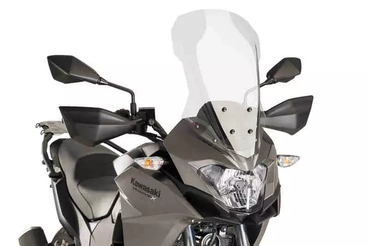 Puig Touring Screen Kawasaki Versys-X 300 17-18'C/Clear - Moottoripyörän katteet ja tuulenohjaimet - D302975 - 1