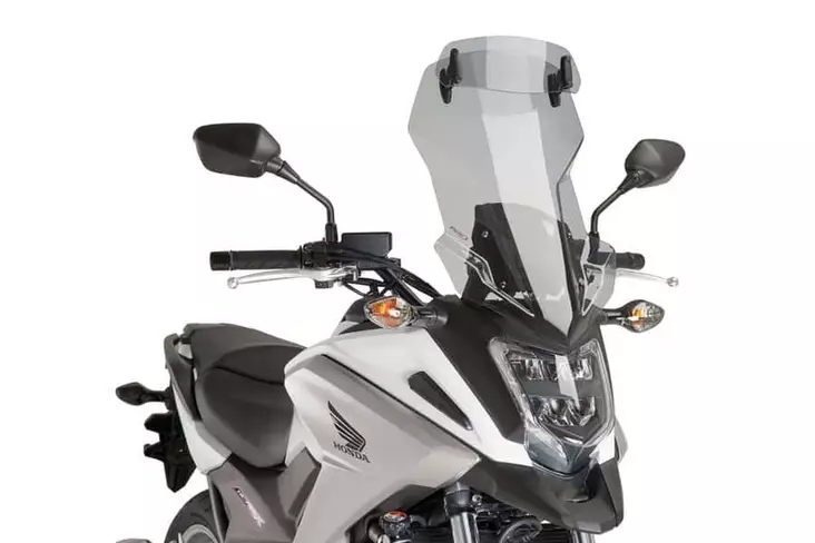 Puig Touring Screen W/Visor Honda Nc750X 16'-18'C/Smoke - Moottoripyörän katteet ja tuulenohjaimet - D301815 - 1