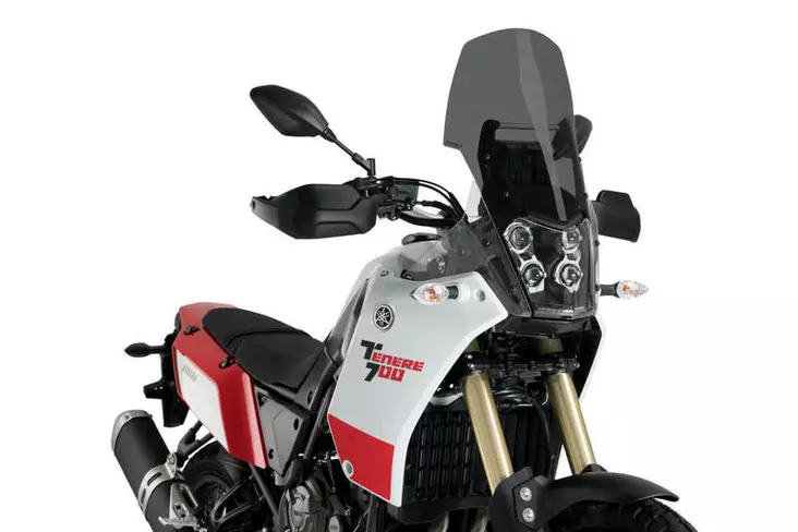 Puig Touring Screen Yamaha Tenere 700 19' C/Dark Smoke - Moottoripyörän katteet ja tuulenohjaimet - D357795 - 1