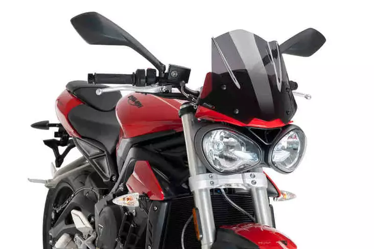 Puig Winds. New Gen. Sport Triumph Speed Triple S 17-18 - Moottoripyörän katteet ja tuulenohjaimet - D303305 - 1