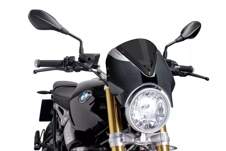 Puig Windshield New Generation Bmw R Nine T 14'-18'Cupu - Moottoripyörän katteet ja tuulenohjaimet - D300885 - 1
