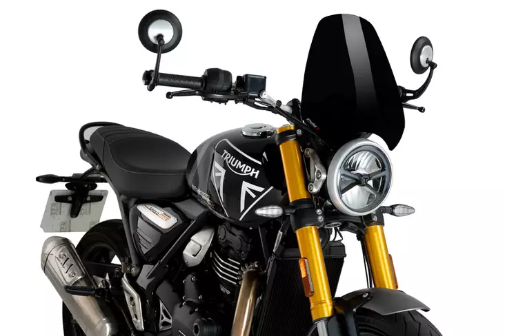 Puig Windshield New Generation Sport Triumph 400X 24' - Moottoripyörän katteet ja tuulenohjaimet - D511075 - 1