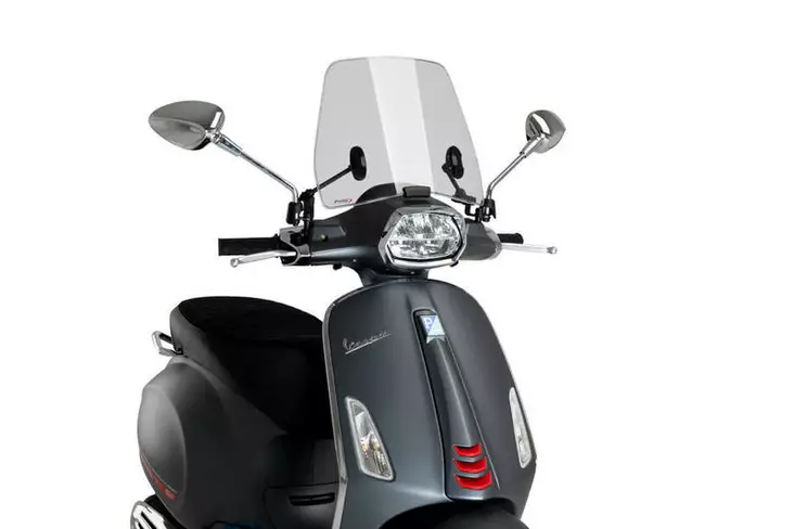 Puig Windshield Trafic Vespa Sprint 50/125/150 E5 C/Smo - Moottoripyörän katteet ja tuulenohjaimet - D503425 - 1