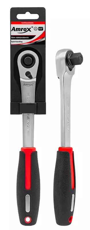 Räikkäväännin 1/4" slim 72-hamp. pienipä - Työkalut - LX14985 - 1