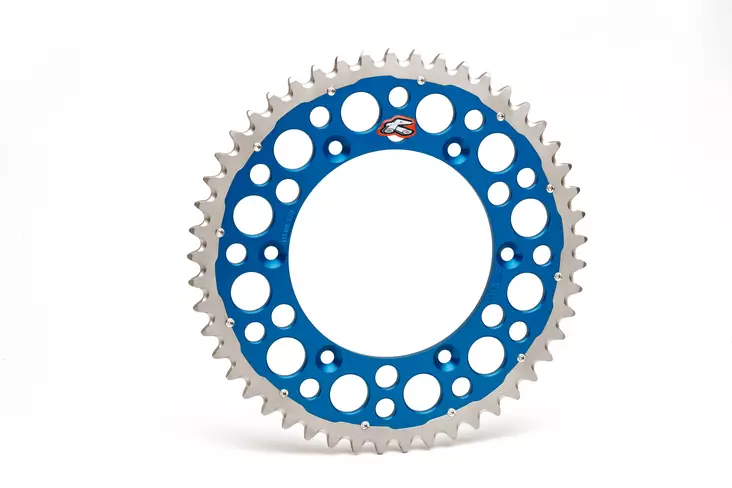 Renthal Takaratas Twinring YZ+F 99- 49t - Sininen - Moottoripyörän takarattaat - D445755 - 1