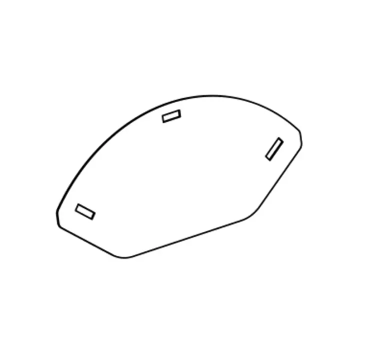 Rival Kulmapala puskulevylle 75-12750, 75-12751 kappalettain - ATV Mönkijän puskulevypaketit ja osat - D499425 - 1