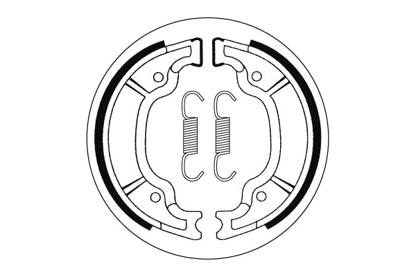 Sbs Jarrukengät - Moottoripyörän jarrukengät - D92425 - 1