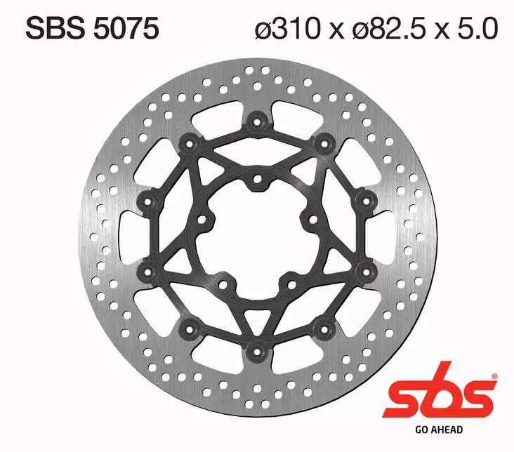 Sbs Jarrulevy Standard - Moottoripyörän jarrulevyt - D241705 - 1