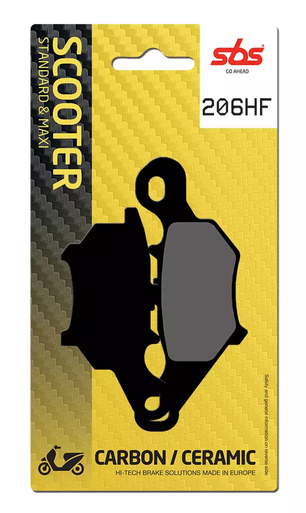 Sbs Jarrupalat Ceramic - Mopon ja skootterin jarrupalat - D118175 - 1