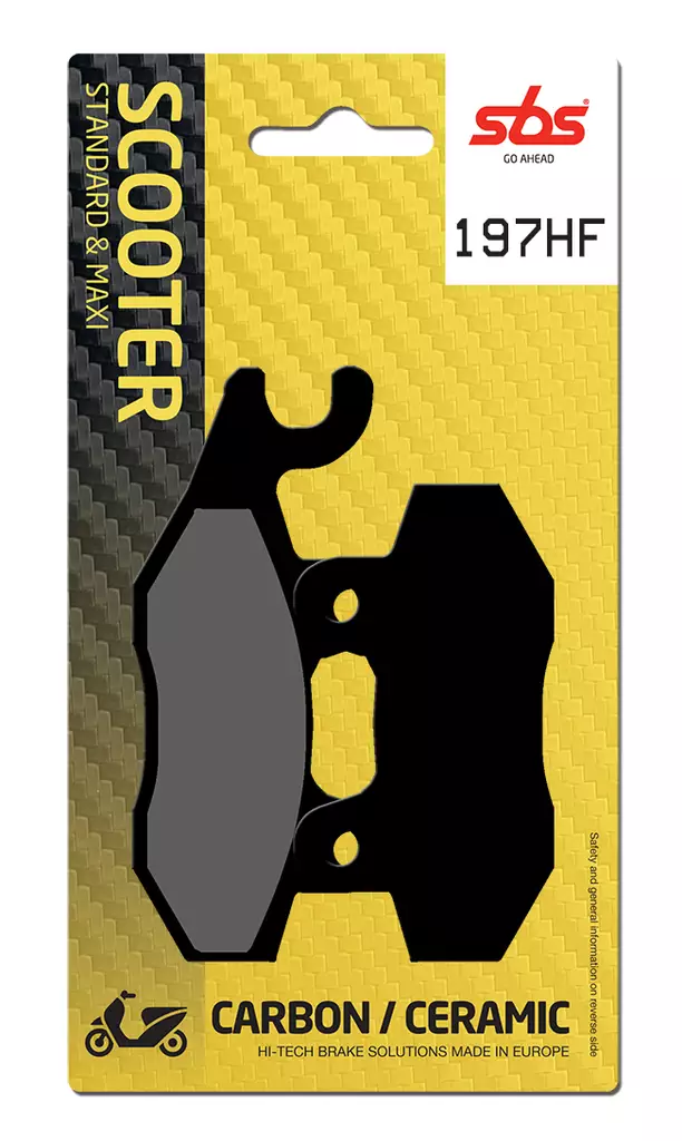 Sbs Jarrupalat Ceramic - Mopon ja skootterin jarrupalat - D194635 - 1