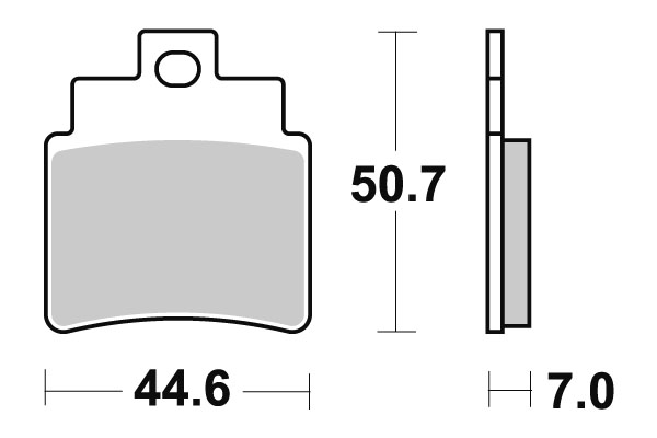 Sbs Jarrupalat Ceramic - Moottoripyörän jarrupalat - D220935 - 1