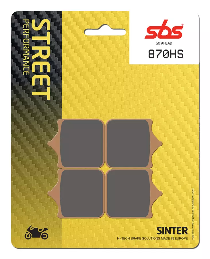 Sbs Jarrupalat Sintered - Moottoripyörän jarrupalat - D99935 - 1