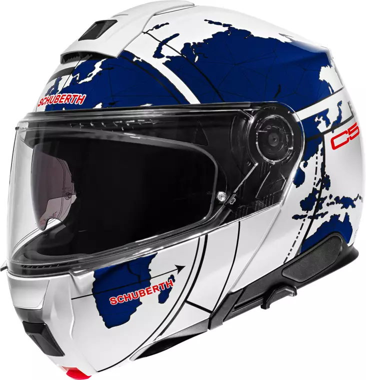 Schuberth C5 Globe avattava kypärä sininen ECE 22.06 - Avattavat kypärät - D456235 - 1