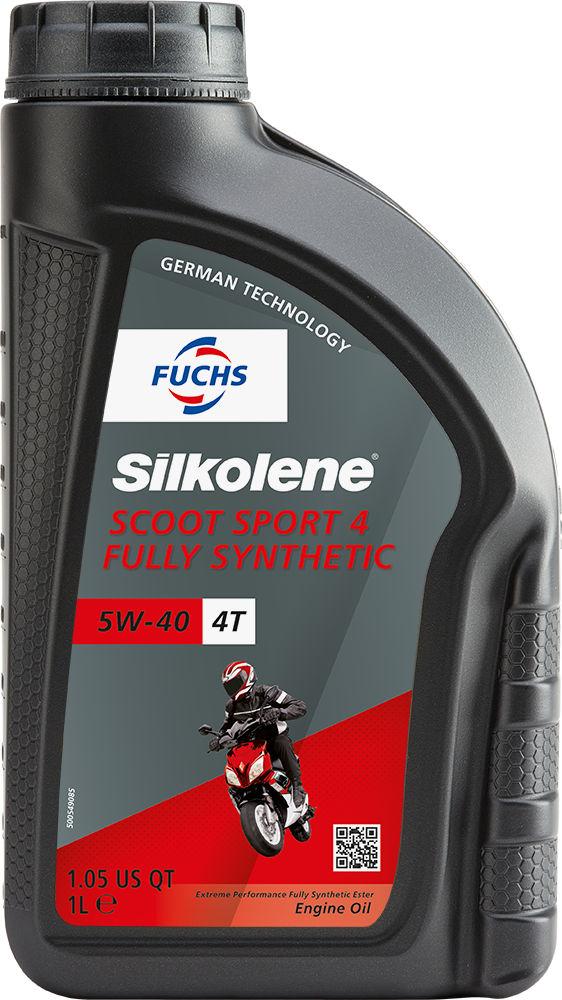 Silkolene Scoot Sport 4 5W-40 1L (10) - Moottoriöljyt - D265655 - 1