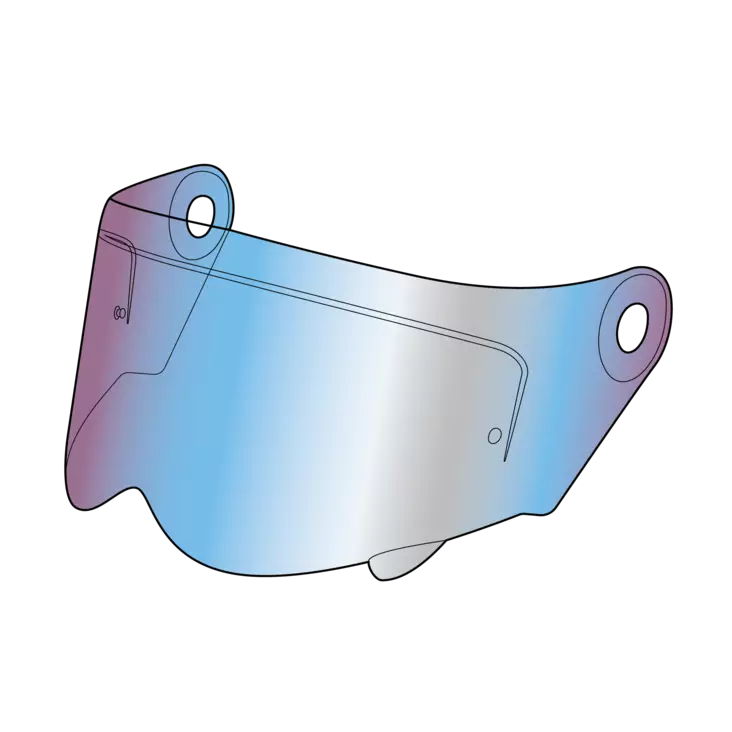 SIMPSON Darksome visiiri Iridium - Kypärän visiirit - D380905 - 1