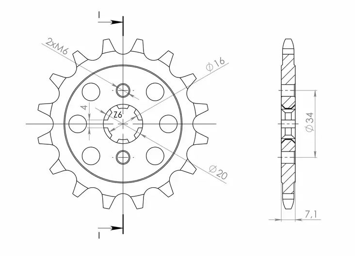 Supersprox / JT Eturatas 1903.12 - Moottoripyörän eturattaat - D202035 - 1