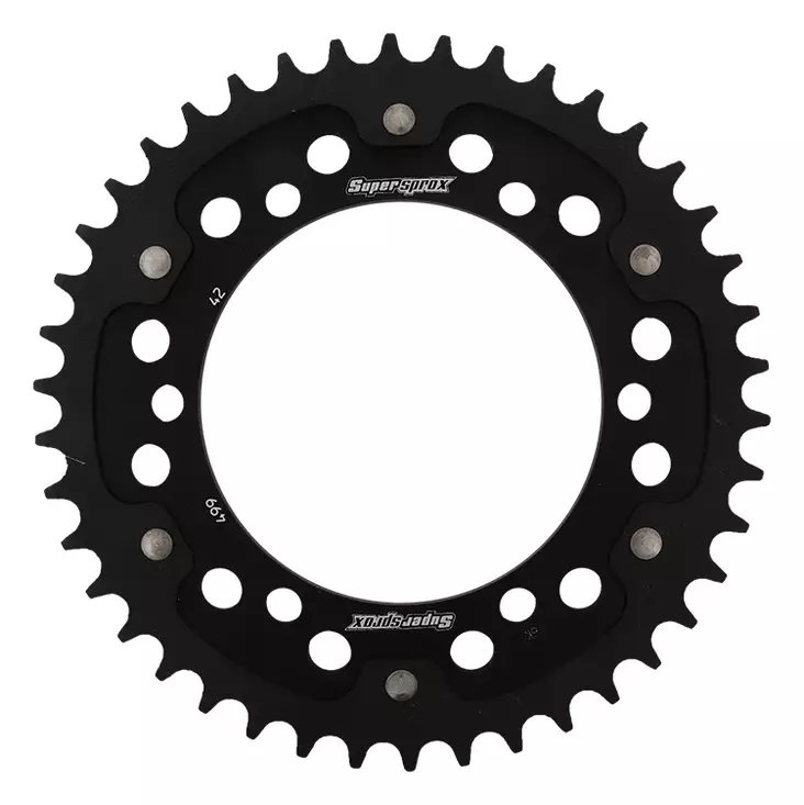 Supersprox Stealth Takaratas Musta - Moottoripyörän takarattaat - D294245 - 1