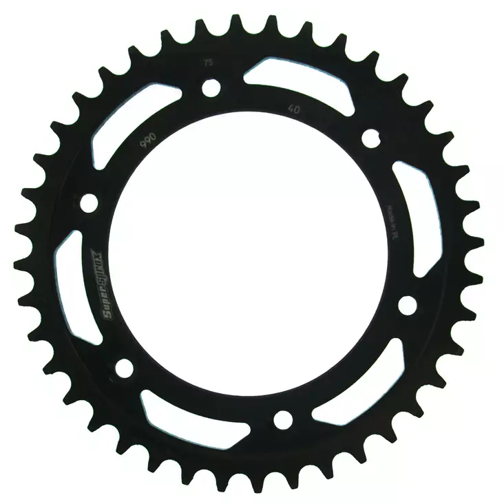 Supersprox Teräs takaratas KTM/Husqv./Husab. Musta 40 - Moottoripyörän takarattaat - D211755 - 1