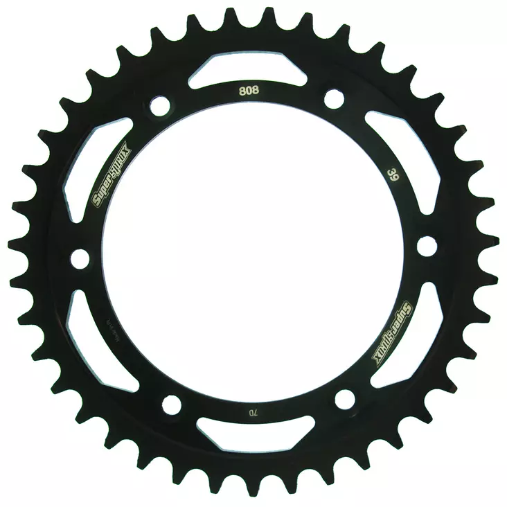 Supersprox Teräs takaratas SU RM125/250/450 Musta 40 - Moottoripyörän takarattaat - D211735 - 1