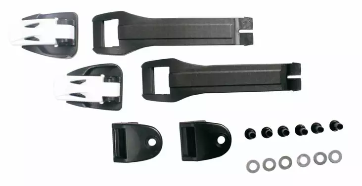 TCX COMP Junior Strap kit black/white 2pcs - Ajosaappaiden varaosat - D383885 - 1
