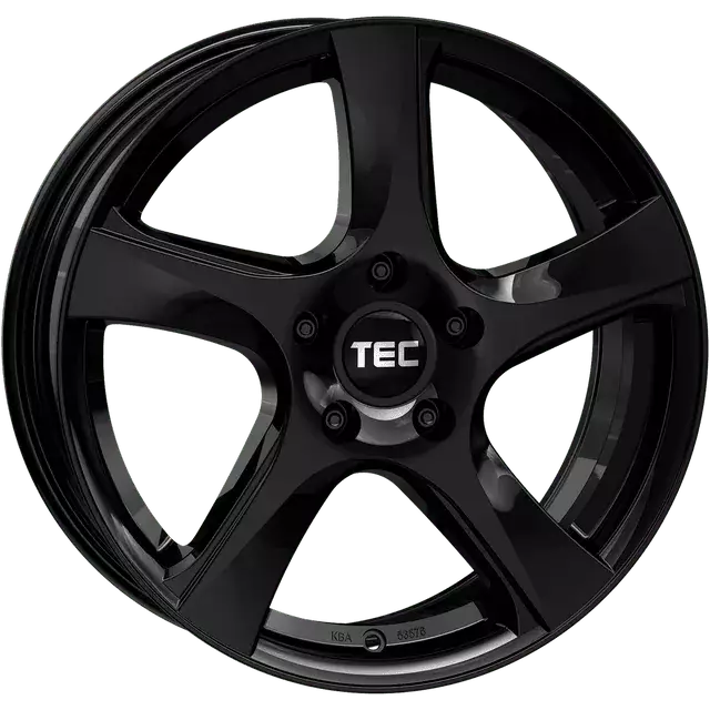 TEC Speedwheels AS5 Black glossy CB: 72.5 alumiinivanne 6.5x16 - 16-tuumaiset alumiinivanteet - 499-180275 - 1