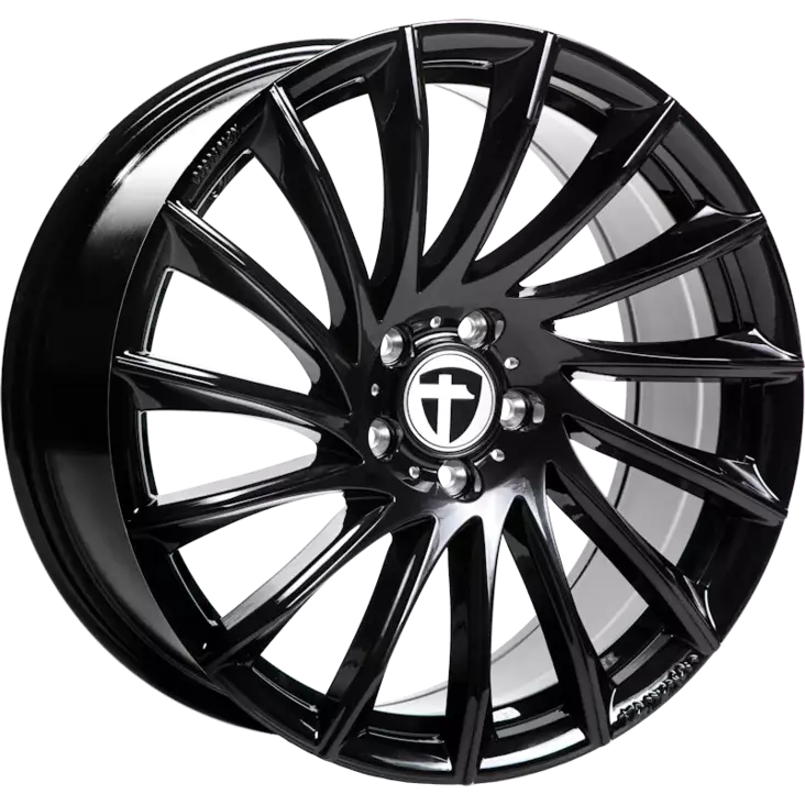Tomason TN16 black painted alumiinivanne 8.5x19 - 19-tuumaiset alumiinivanteet - 499-78255 - 1
