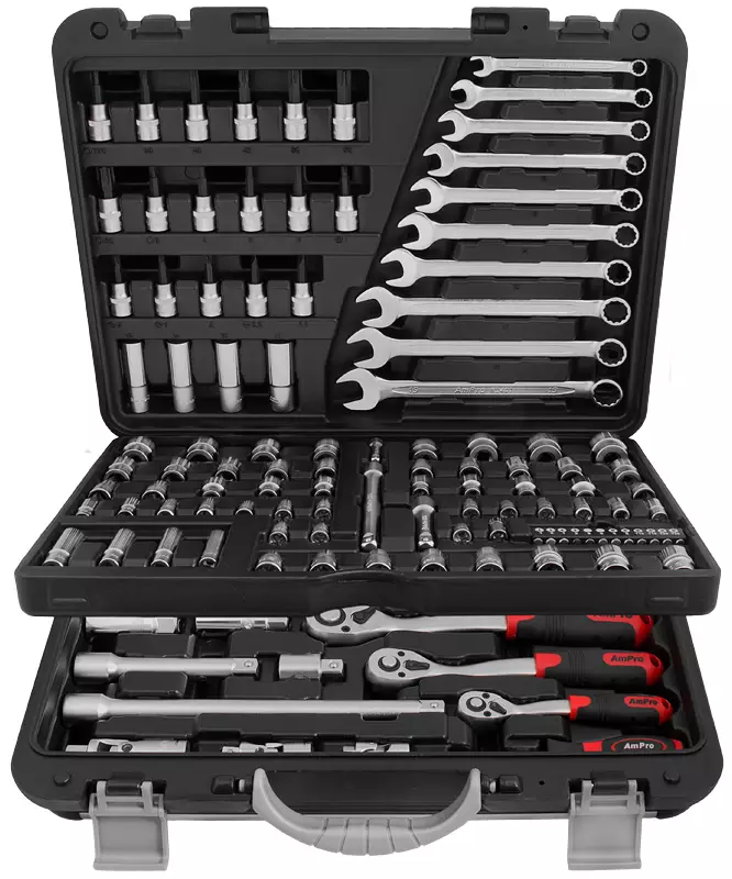 Työkalusarja pro 1/4" 3/8" 1/2" 130-os. - Työkalusarjat - LX5565 - 1