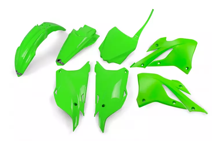 UFO Muovisarja 5-osainen Musta KX85 OEM 22- - Offroad muovisarjat - D456445 - 1