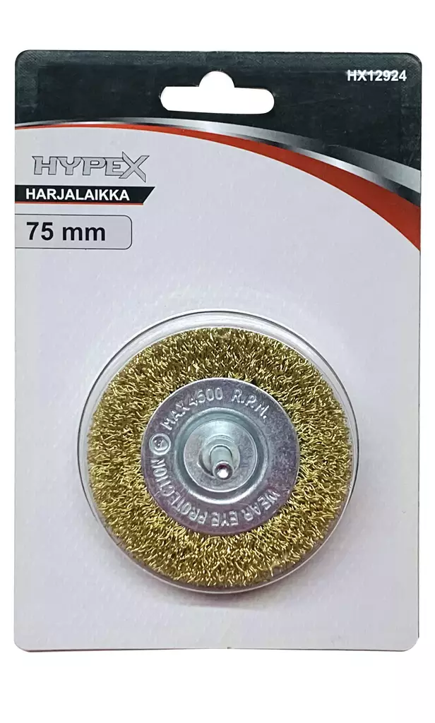VIIMEISTELYPYÖRÖPUHDISTAJA 6MM/75MM - Pyöröharjat - LX18045 - 1