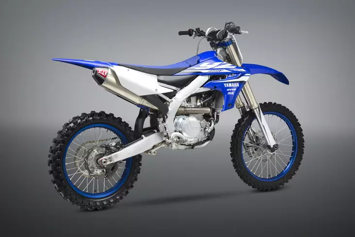 Yoshimura Full System Yamaha Yz450F 2018-19 Signature Rs-4 Fs Ti-Ti-Cf - Moottoripyörän pakoputkistot - D334415 - 1